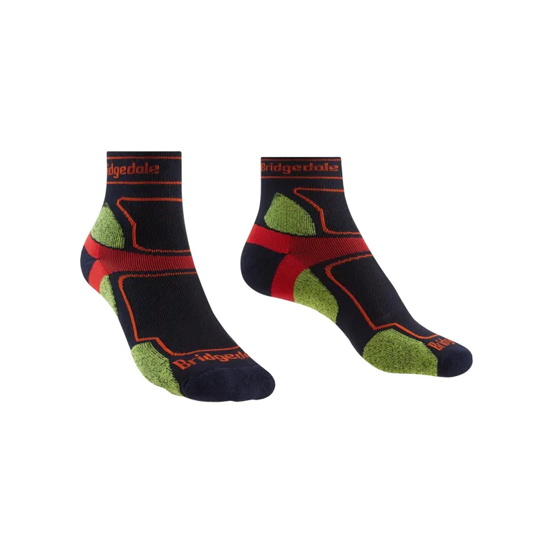 Bridgedale Trail Run Ultralight T2 Coolmax 3/4 Crew Mens Socks in Navy