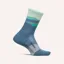 Feetures Trail Max Cushion Mini Crew Unisex in Tectonic Blue