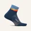 Feetures Trail Max Cushion Quarter Socks Unisex in Tectonic Navy