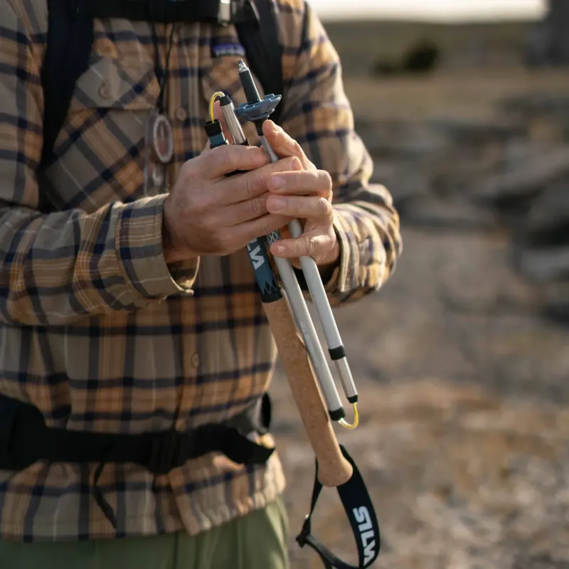 Silva Trekking Aluminium Z-Fold Pole in Black-8