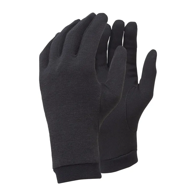 Trekmates Silk Liner Glove in Black