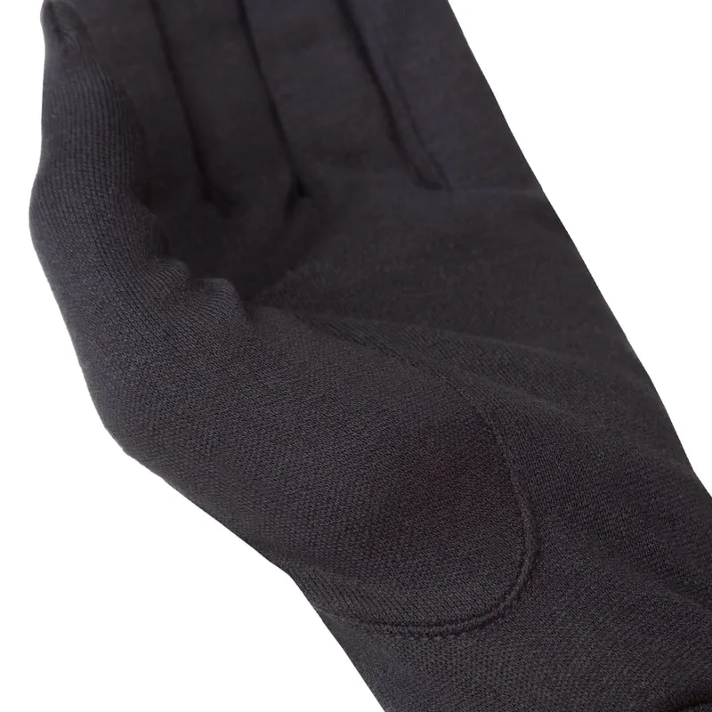 Trekmates Silk Liner Glove in Black-1
