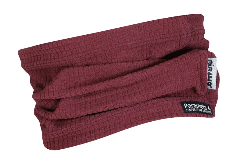 Paramo Grid Neckwarmer in Wine