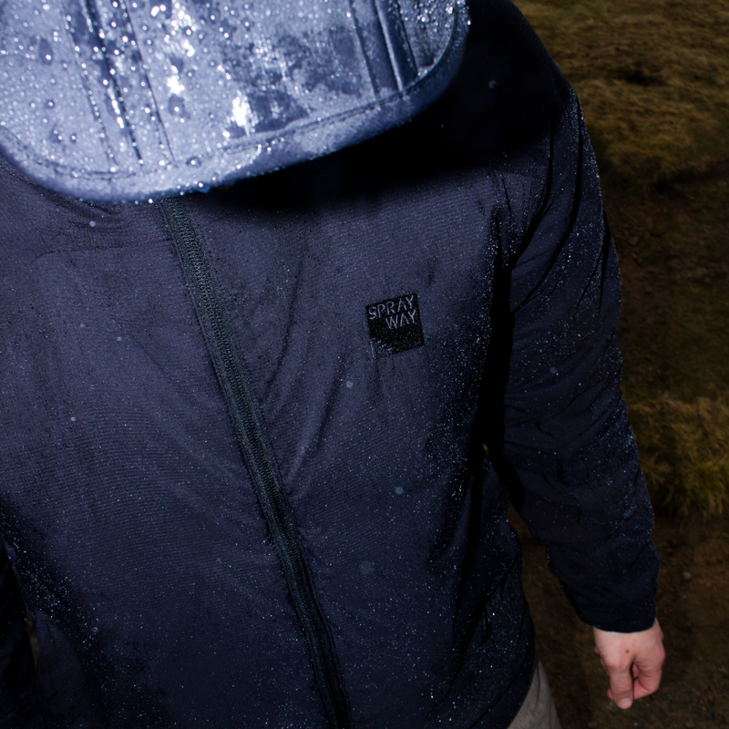 Sprayway Maxen Hooded Insulated Jacket Mens in Black-4