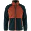 Fjallraven Vardag Pile Jacket Mens in Navy/Autumn Leaf