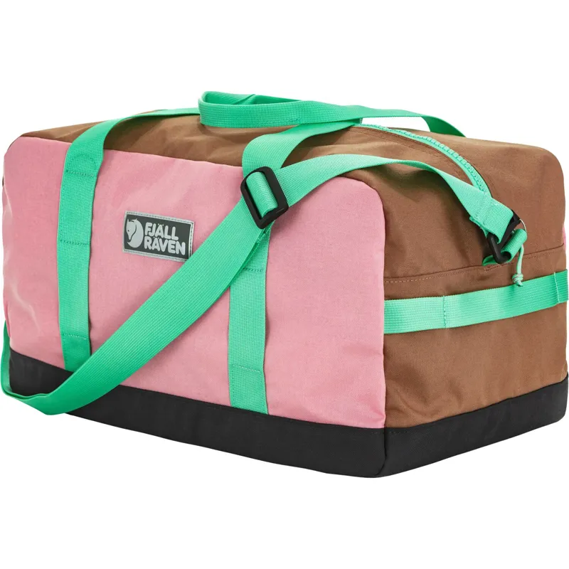 Fjallraven Vardag Duffel 33 in Poppy Pink/Khaki Dust-2