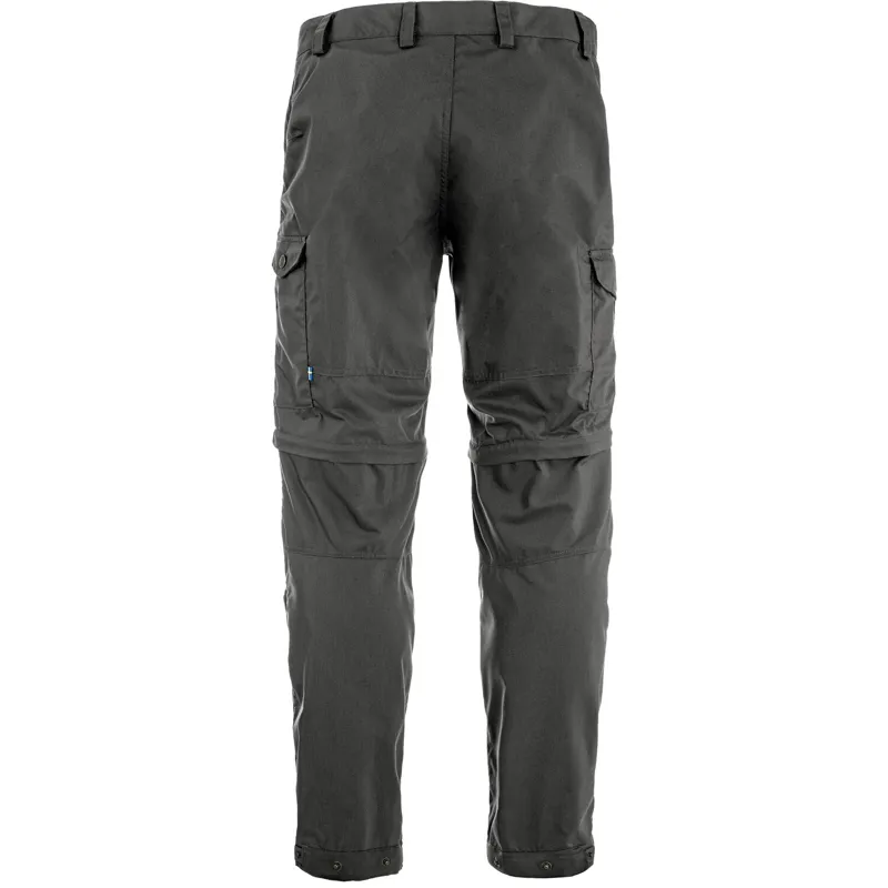 Fjallraven Vidda Pro Lite Zip Off Trousers Mens in Dark Grey-1