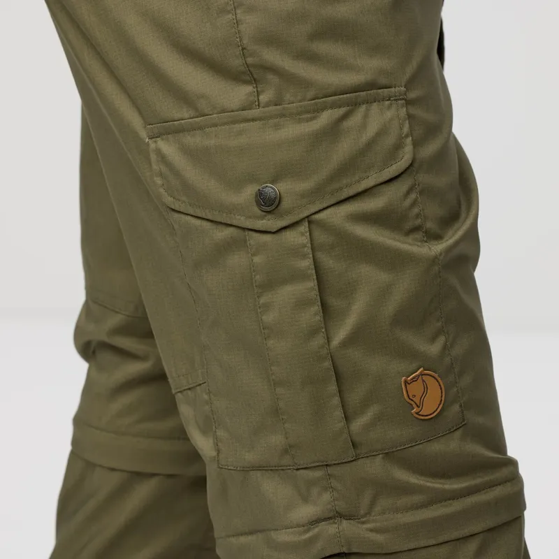 Fjallraven Vidda Pro Lite Zip Off Trousers Mens in Dark Grey-12