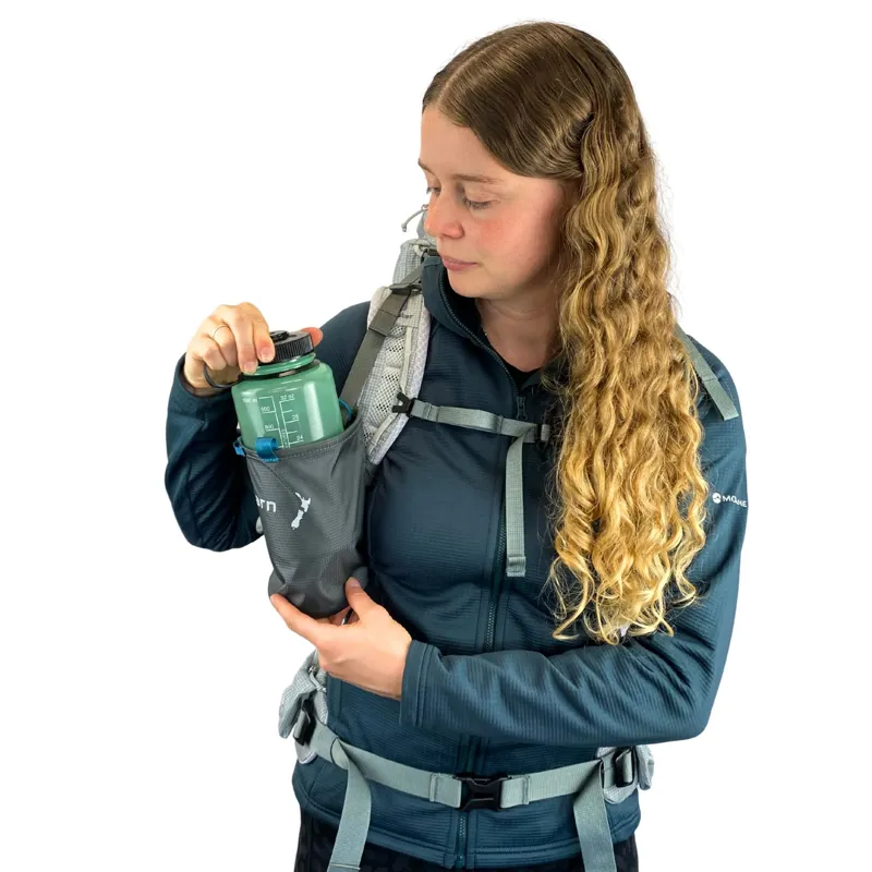 Aarn Water Bottle Holder Wide in Grey-5