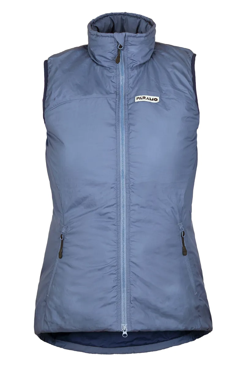 Paramo Torres Medio Gilet Womens in Indigo Blue