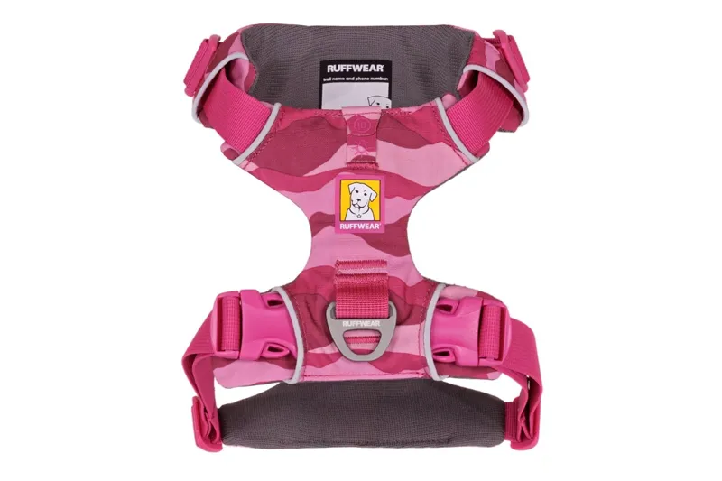 Ruffwear Front Range Dog Harness in Pink Mountains-1