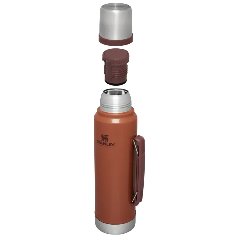 Stanley Classic Legendary Vacuum Bottle 1L in Hammertone Clay-1