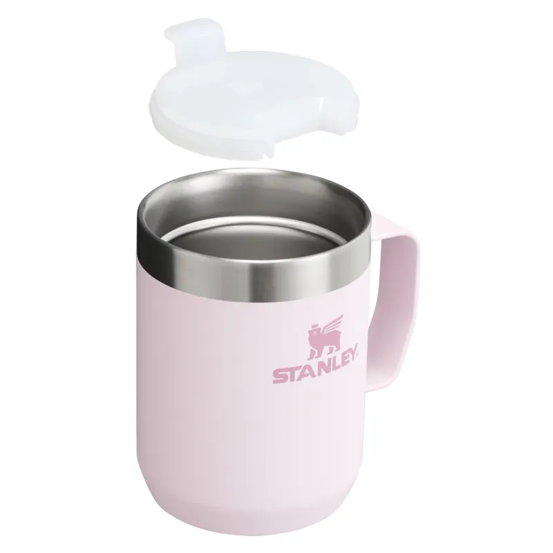 Stanley Stay Hot Camp Mug 0.23L in Rose Quartz-1