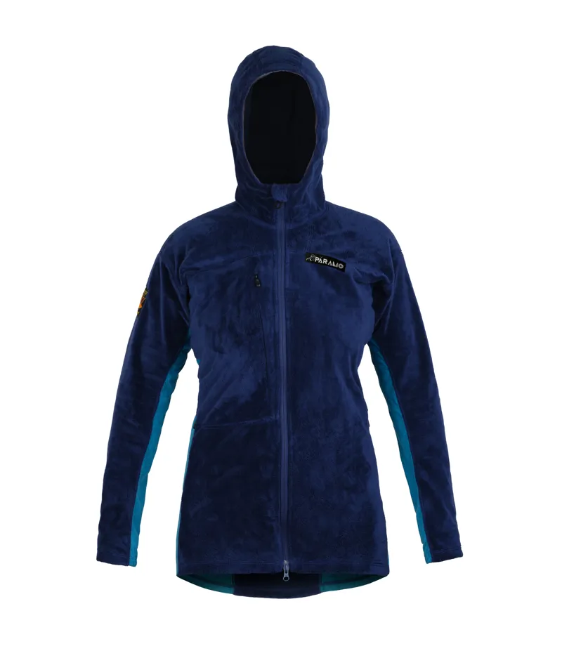 Paramo Ventura Plus Fleece Womens in Midnight/Neon Blue