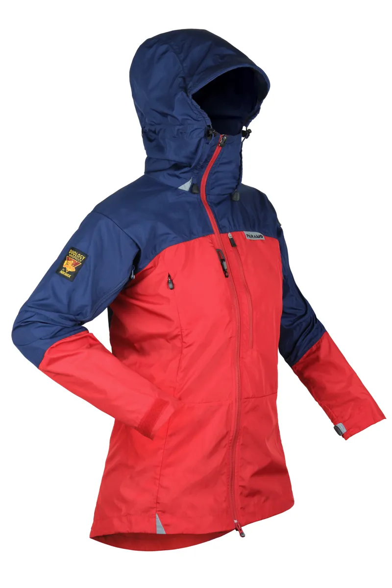 Paramo Ventura Windproof Jacket Womens in Fire/Midnight-2