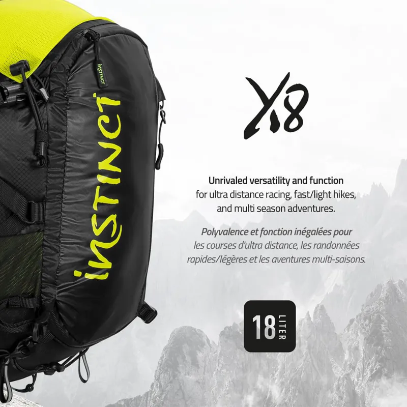 Instinct X8 18L Trail Running Pack with 2 x 600ml Bottles-11