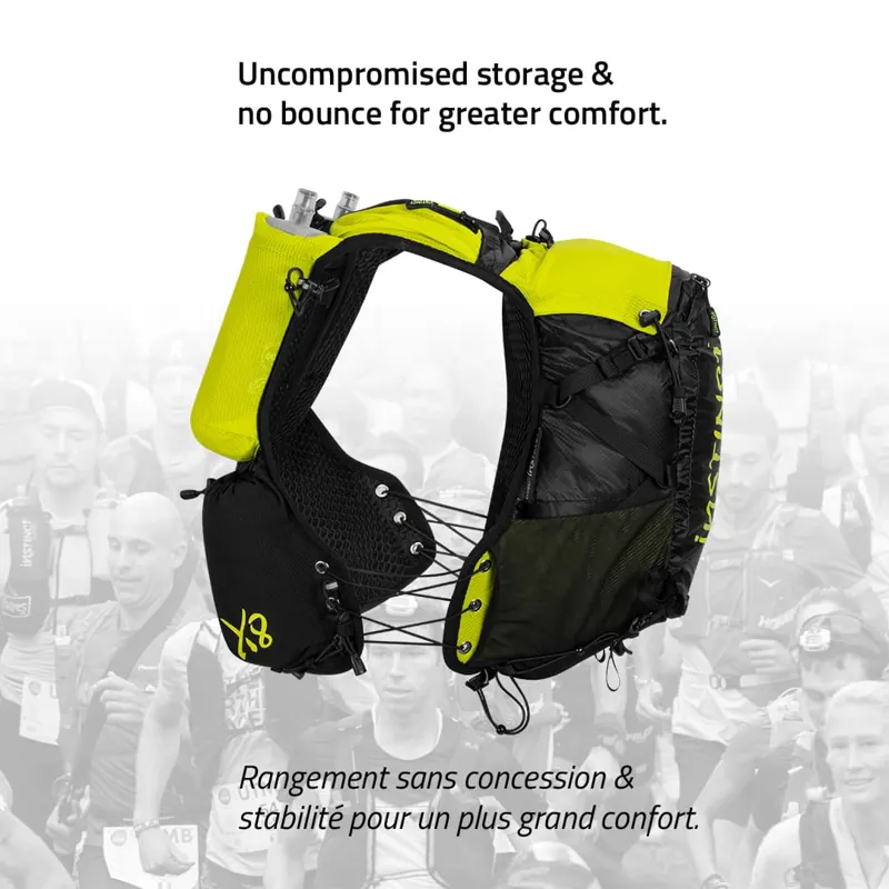 Instinct X8 18L Trail Running Pack with 2 x 600ml Bottles-12