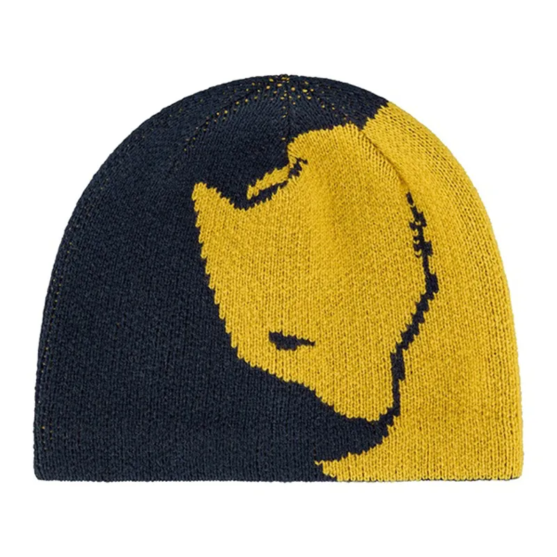 Fjallraven Bergtagen Jacquard Beanie Unisex in Dark Navy/Mustard-1