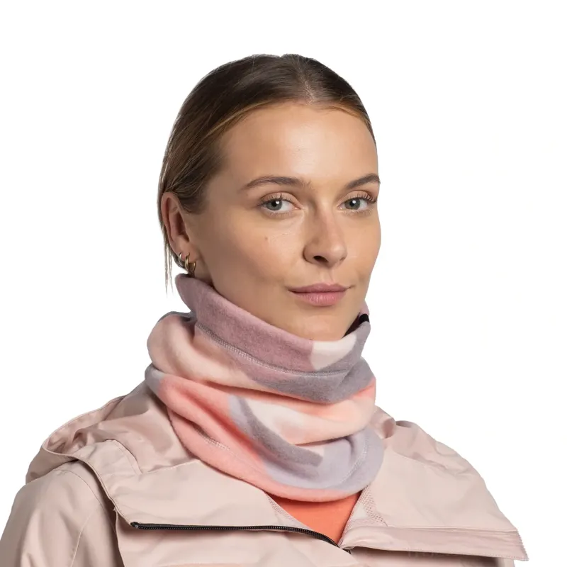 Buff Polar Prints Neckwarmer in Sunif Multi-3