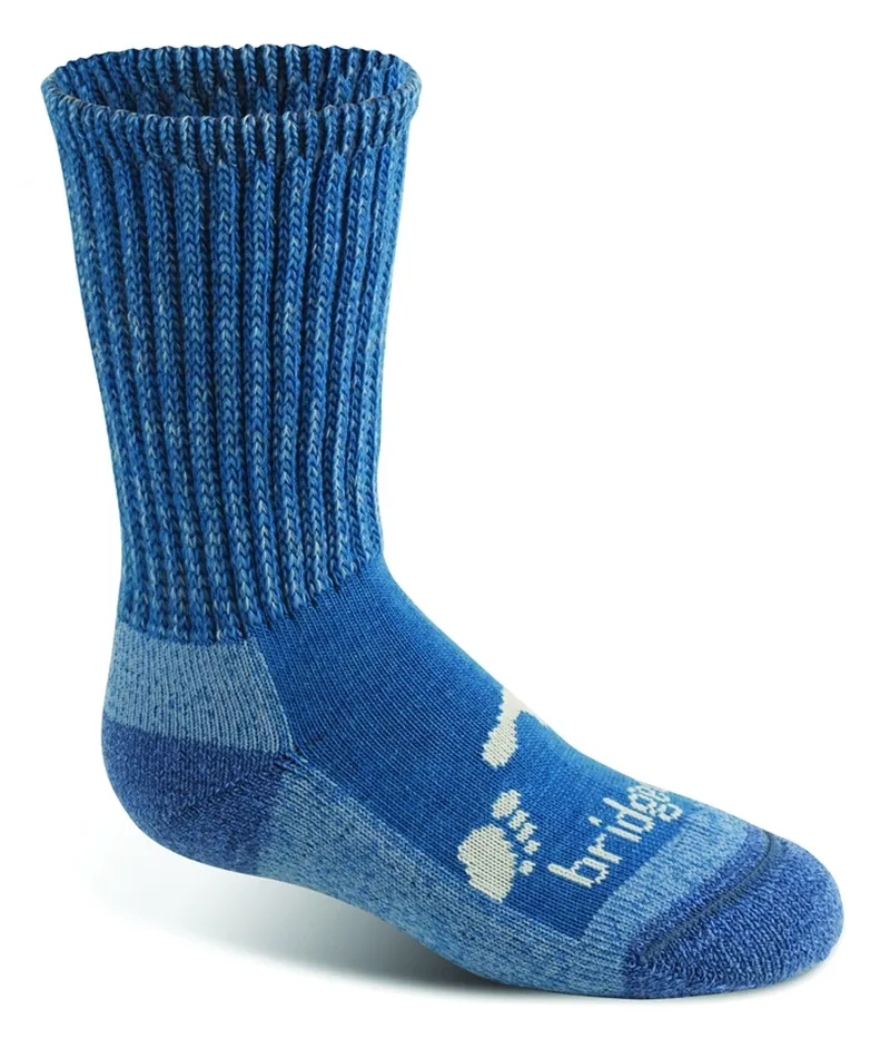 Bridgedale All Season Merino Comfort Boot Junior Socks in Storm Blue-2