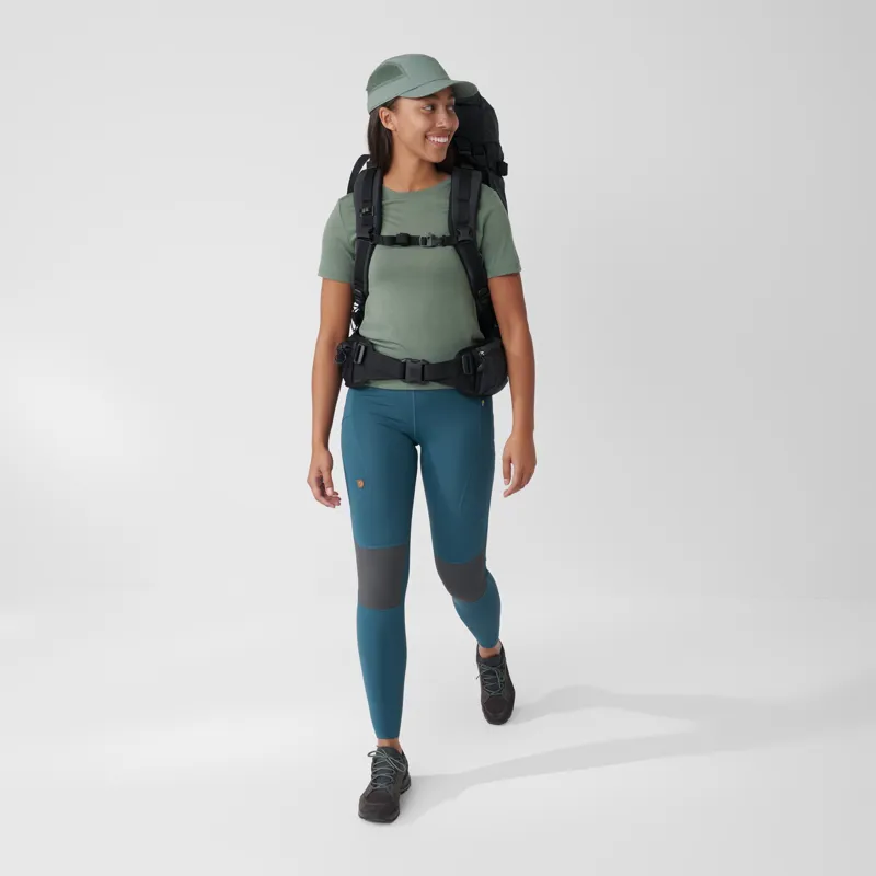 Fjallraven Abisko Pro Trekking Tights Women's in Indigo Blue-2