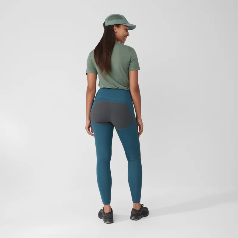 Fjallraven Abisko Pro Trekking Tights Women's in Indigo Blue-3