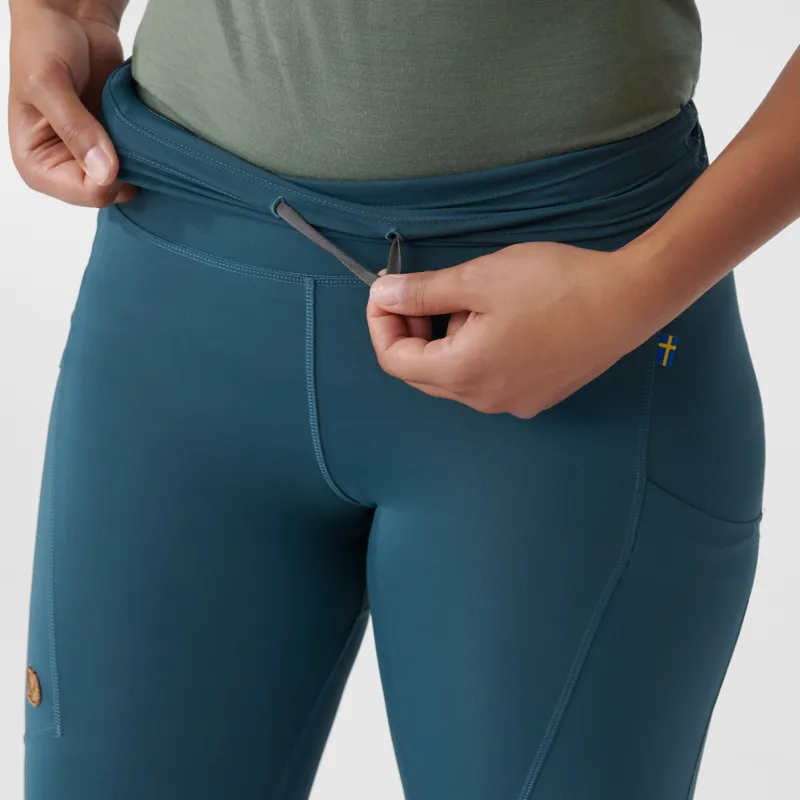Fjallraven Abisko Pro Trekking Tights Women's in Indigo Blue-4