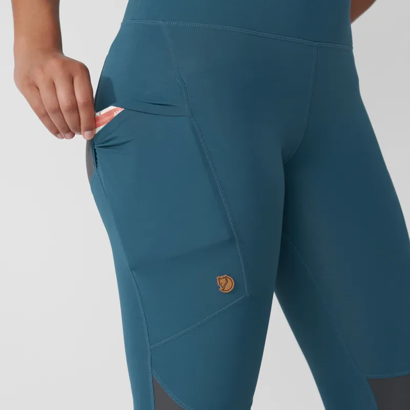 Fjallraven Abisko Pro Trekking Tights Women's in Indigo Blue-6