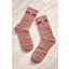 Acai Bamboo Hiking Socks Womens in Dusky Pink