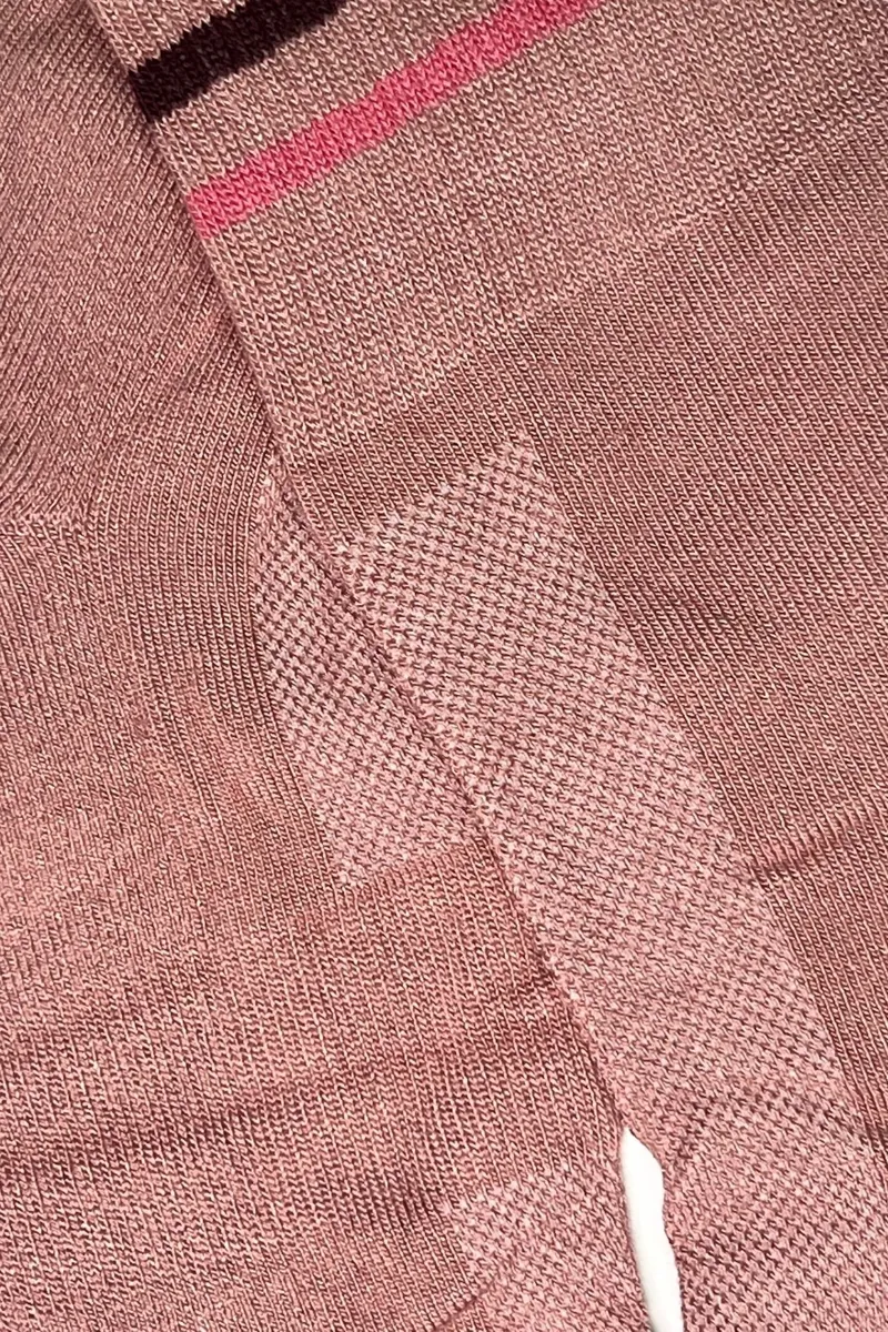 Acai Bamboo Hiking Socks Womens in Dusky Pink-2
