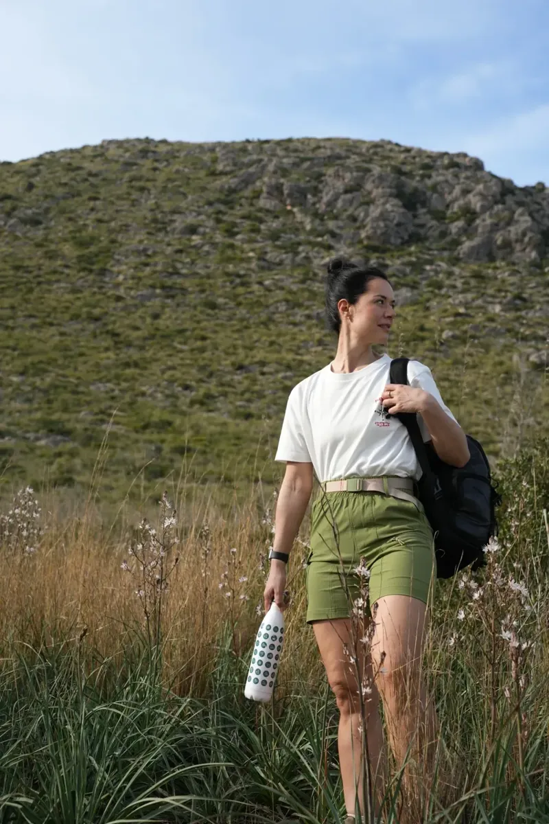 Acai Trail Blaze Women's Shorts in Olive-6