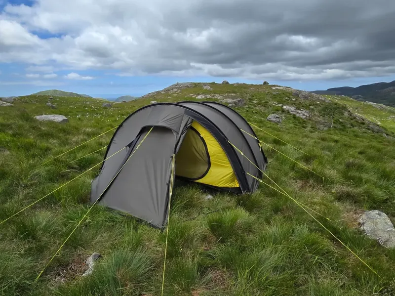 Nortent Ly 2 Silnylon 4S Tent with Footprint in Army Green-6