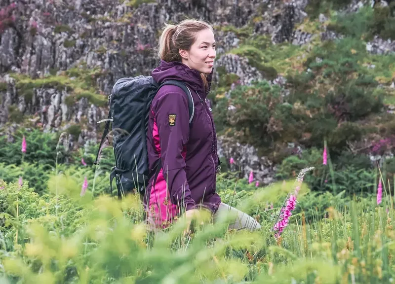 Paramo Alta III Jacket Women's in Elderberry/Foxglove-8