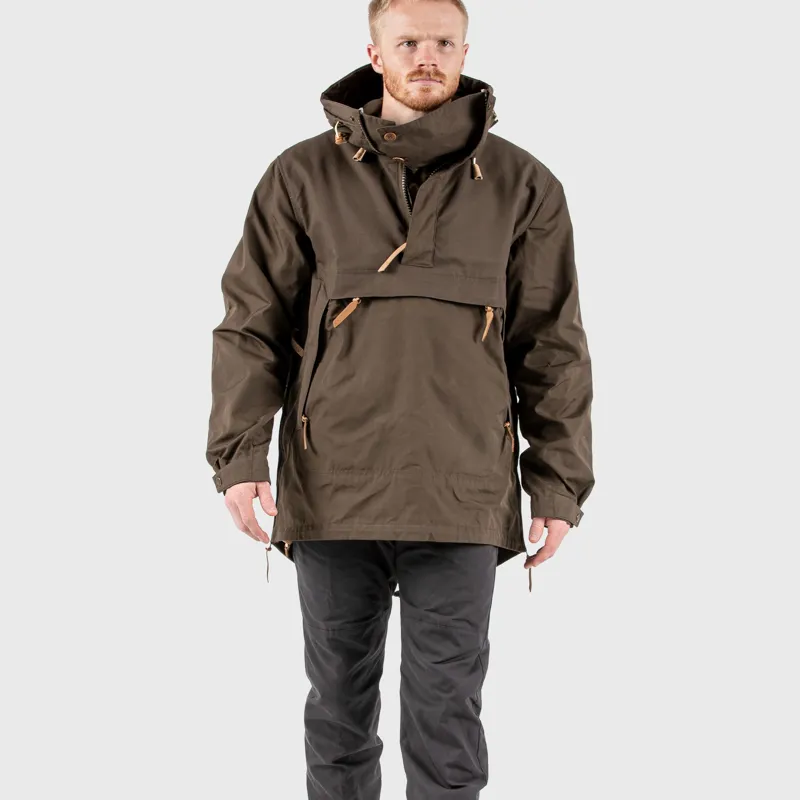Fjallraven No. 8 Anorak Mens in Dark Olive-3