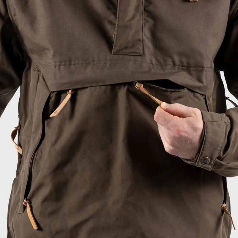 Fjallraven No. 8 Anorak Mens in Dark Olive-7