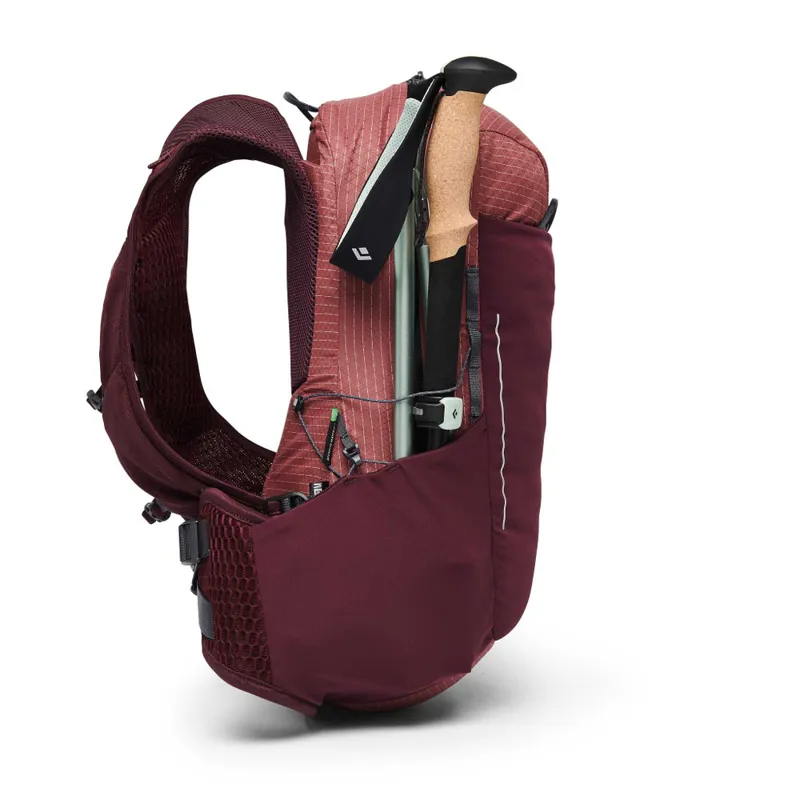 Black Diamond Pursuit 15 Backpack Womens in Cherrywood/Ink Blue-4