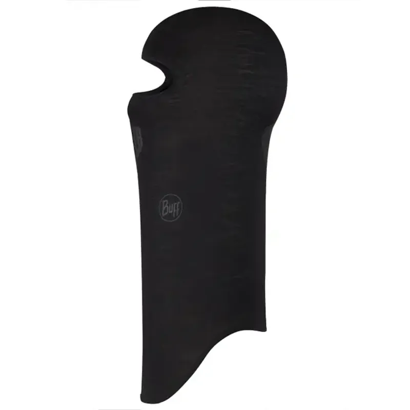 Buff Merino Lightweight Balaclava Solid Adult in Black