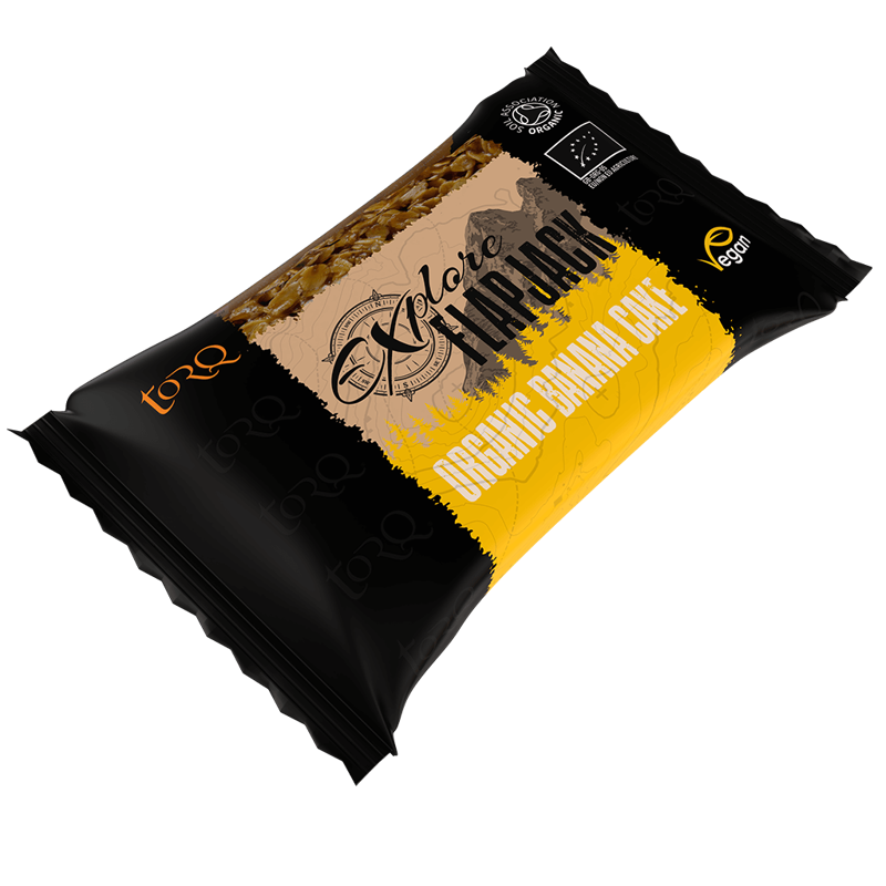 Torq Explore Flapjack Organic Banana Cake in Yellow-1