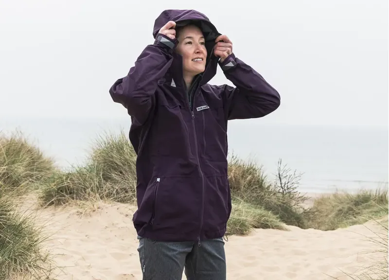 Paramo Bentu Windproof Jacket Womens in Rock Grey-10