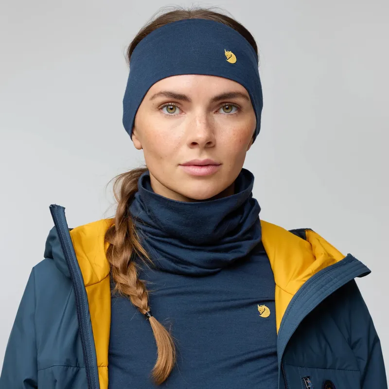 Fjallraven Bergtagen Merino Headband Unisex in Black-3