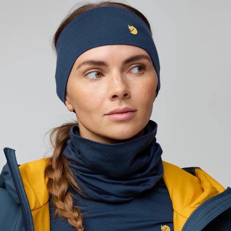 Fjallraven Bergtagen Merino Headband Unisex in Black-5