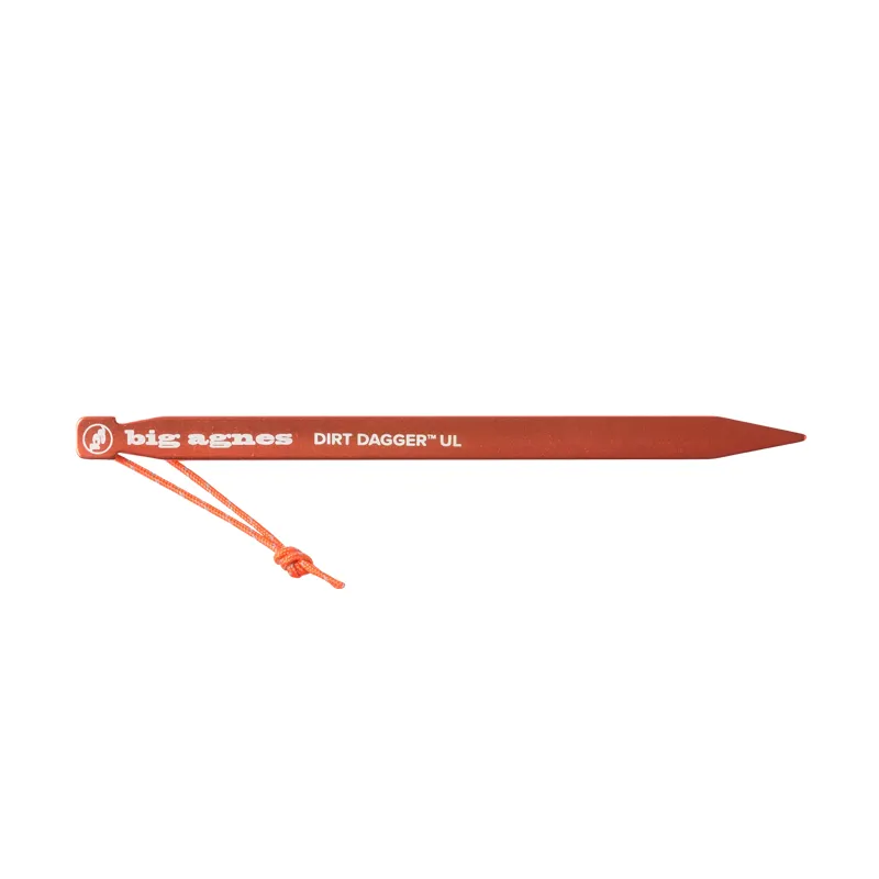 Big Agnes Dirt Dagger UL Tent Stake 6.75 inch in Orange