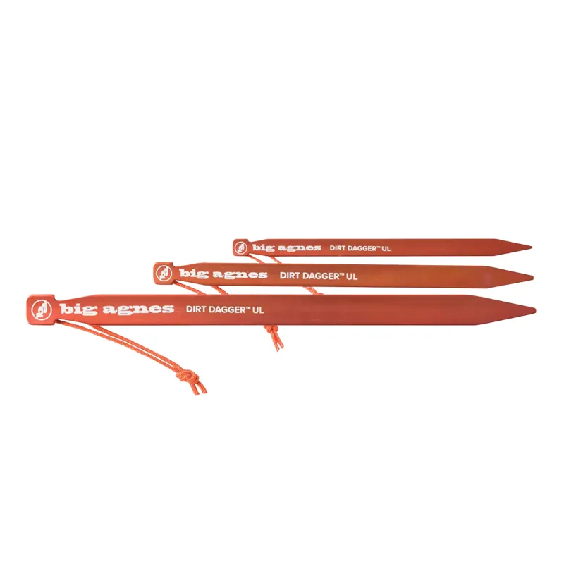 Big Agnes Dirt Dagger UL Tent Stake 6.75 inch in Orange-2
