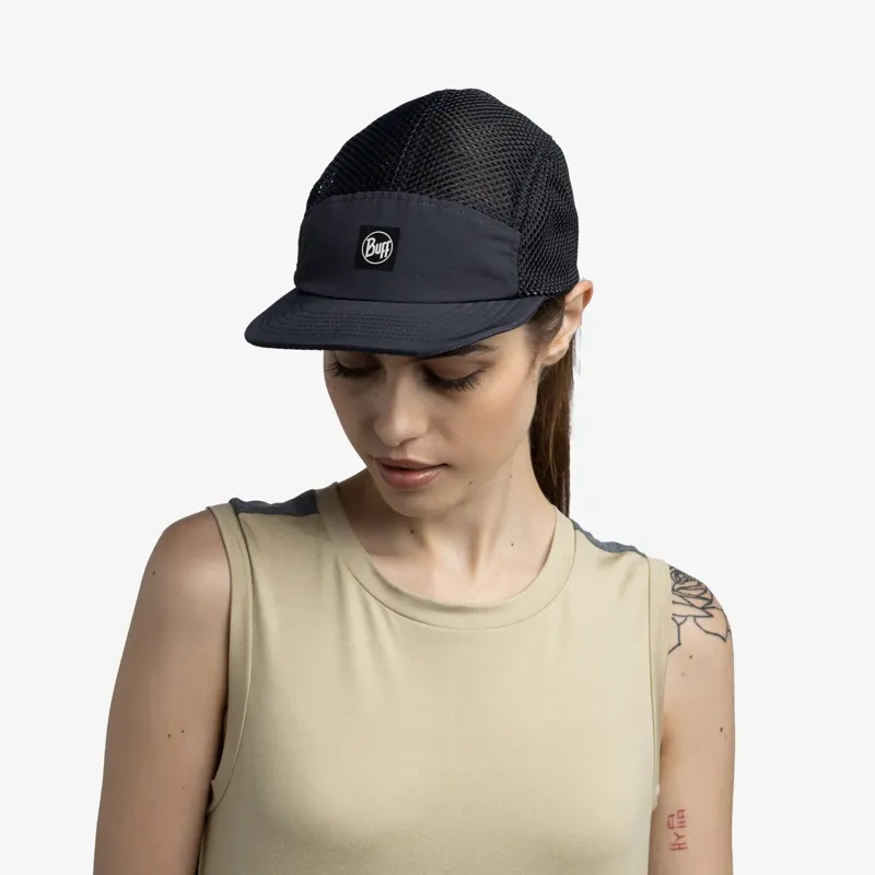 Buff 5 Panel Air Cap in Saret Black-2
