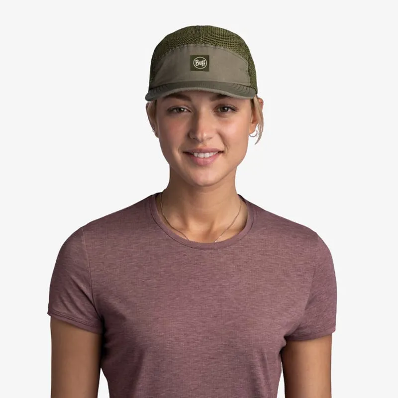 Buff 5 Panel Air Cap in Saret Green-4