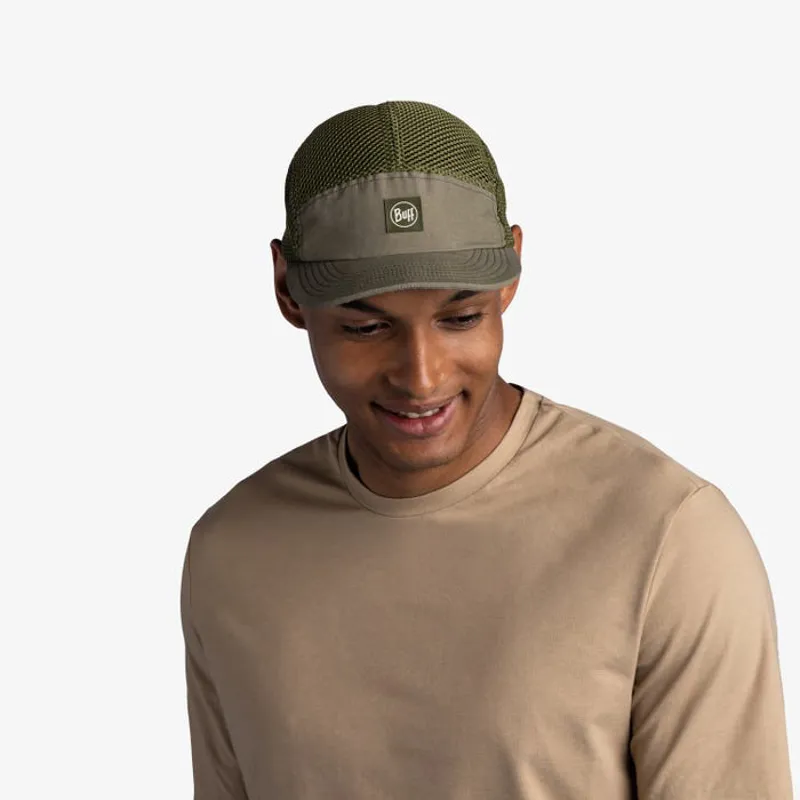 Buff 5 Panel Air Cap in Saret Green-5