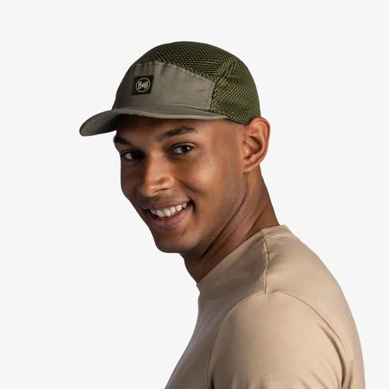 Buff 5 Panel Air Cap in Saret Green-6