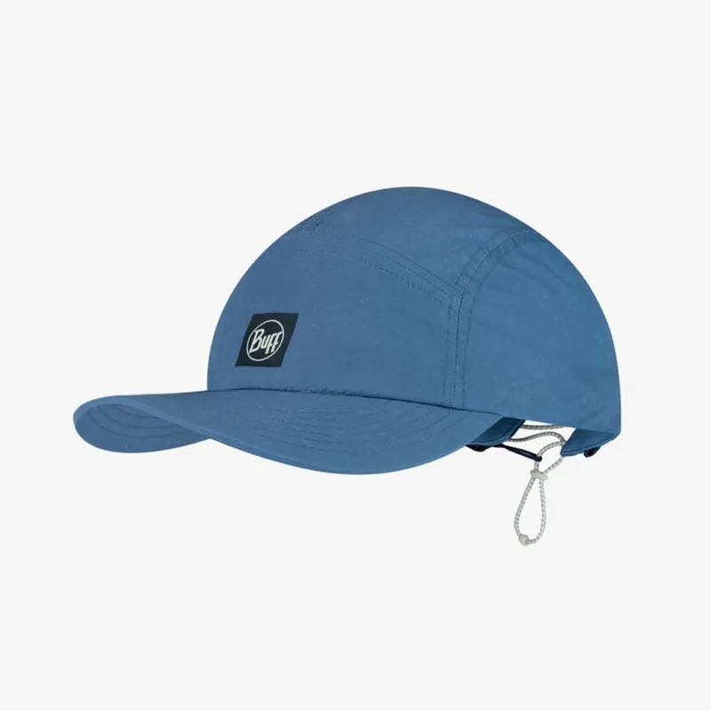Buff 5 Panel Explore Cap in Slen Denim
