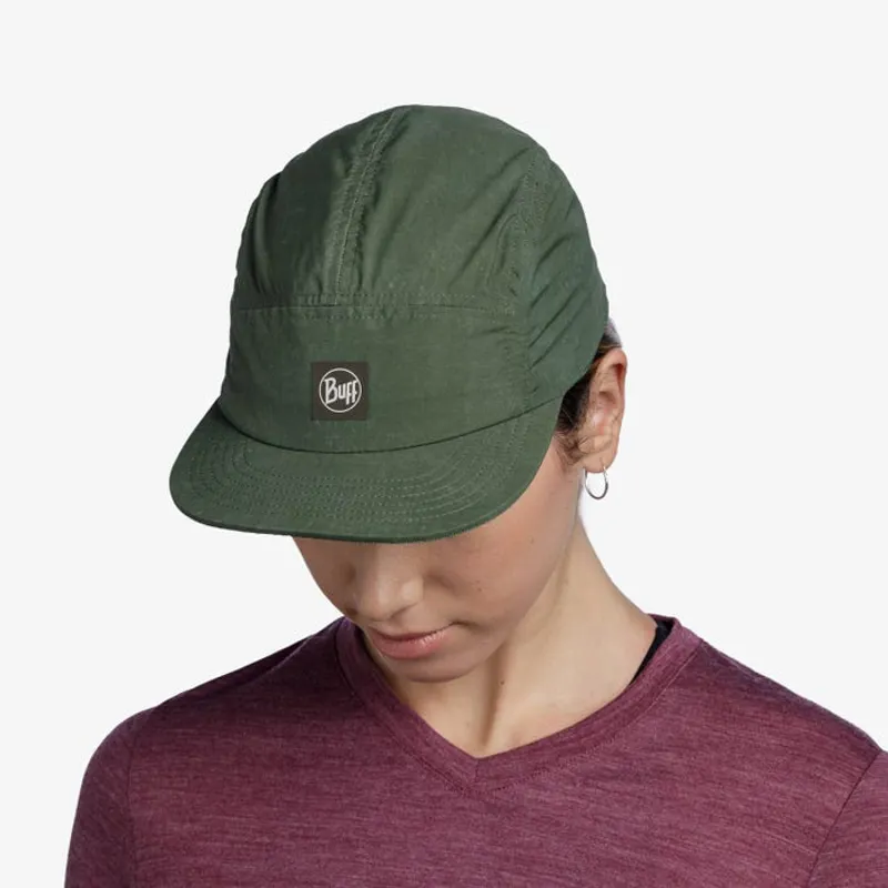 Buff 5 Panel Explore Cap in Slen Military-3