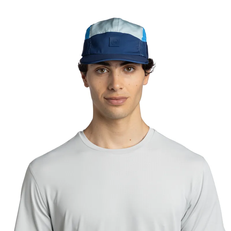 Buff 5 Panel Go Cap in Domus Dark Denim-2
